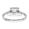 Princess Halo Diamond Semi-mount Engagement Rings