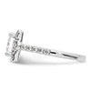 Princess Halo Diamond Semi-mount Engagement Rings
