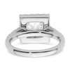 Princess Halo Diamond Semi-mount Engagement Rings