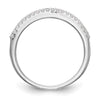 14K White Gold 1/6 carat Diamond Complete Wedding Band