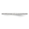 14K White Gold 1/6 carat Diamond Complete Wedding Band