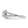 Princess Halo Diamond Semi-mount Engagement Rings