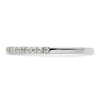 14K White Gold 1/4 carat Complete Diamond Wedding Band