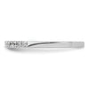 14K White Gold 1/4 carat Complete Diamond Wedding Band