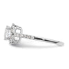 Cushion Halo Diamond Semi-mount Engagement Rings