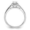 Oval Halo Diamond Semi-mount Engagement Rings