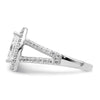 Marquise Halo Diamond Semi-mount Engagement Rings