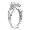 Marquise Halo Diamond Semi-mount Engagement Rings