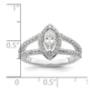 Marquise Halo Diamond Semi-mount Engagement Rings