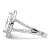 Marquise Halo Diamond Semi-mount Engagement Rings