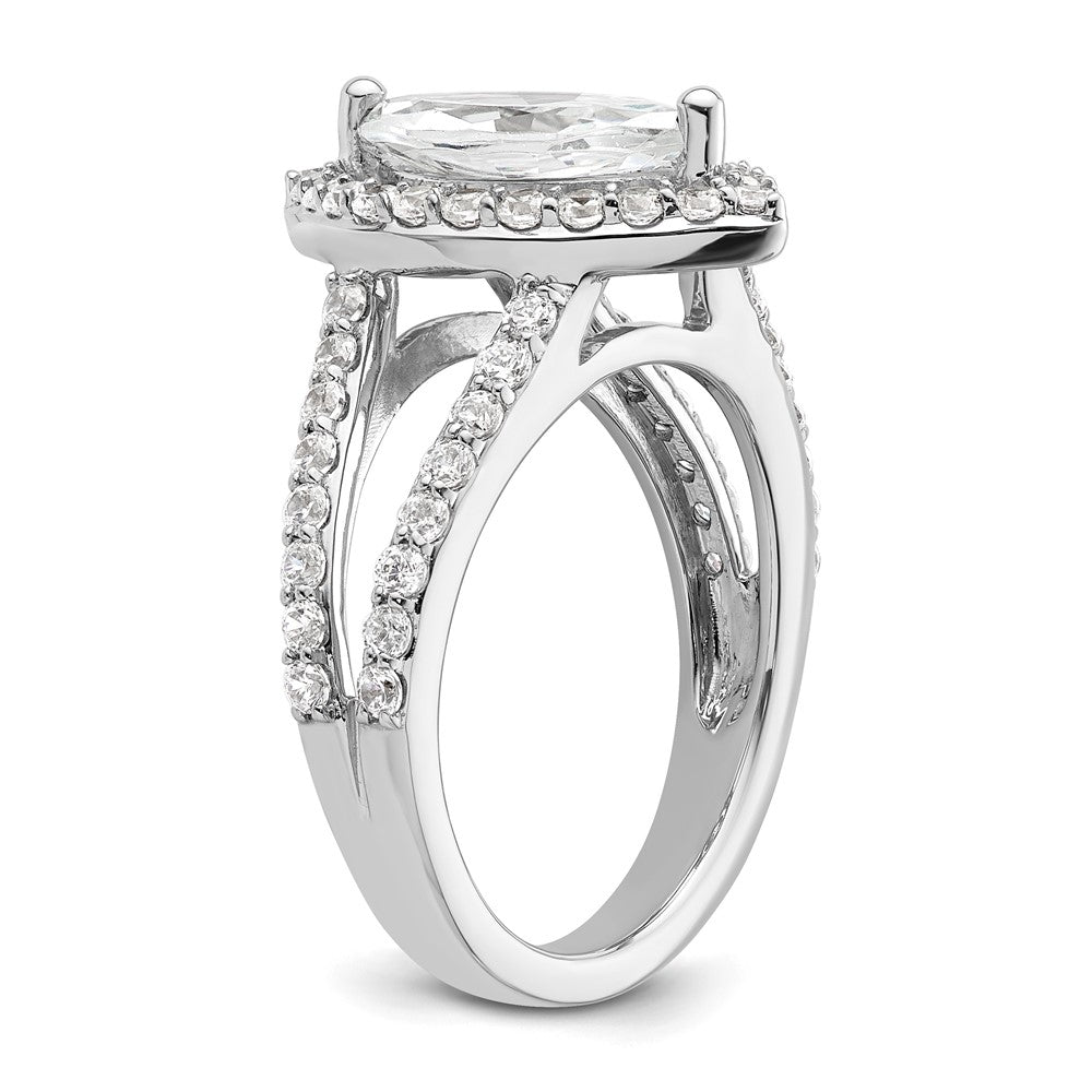 Marquise Halo Diamond Semi-mount Engagement Rings