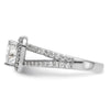 Heart Halo Diamond Semi-mount Engagement Rings