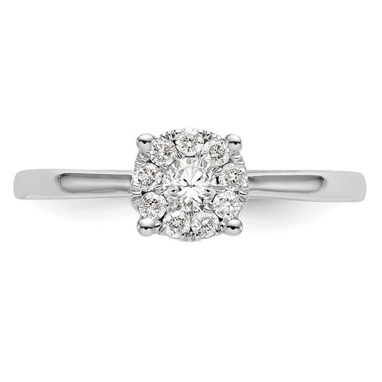 Diamond Cluster Engagement Rings