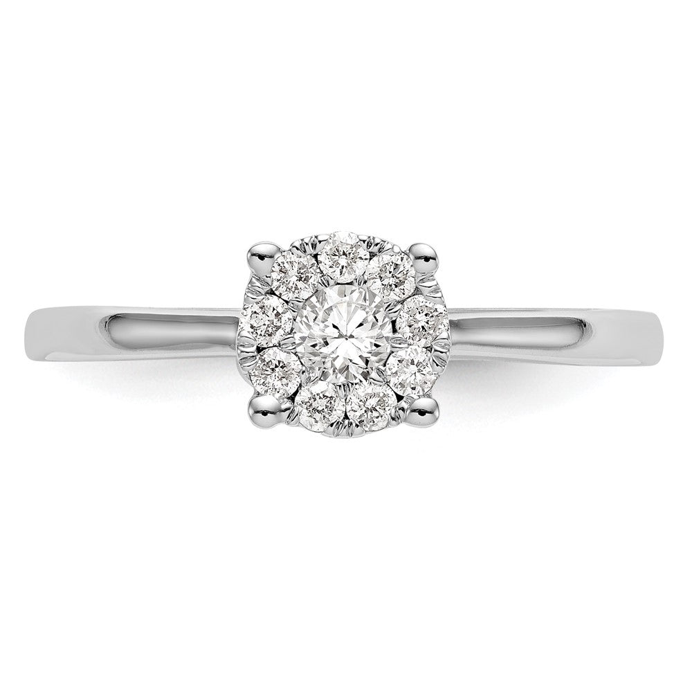 Diamond Cluster Engagement Rings