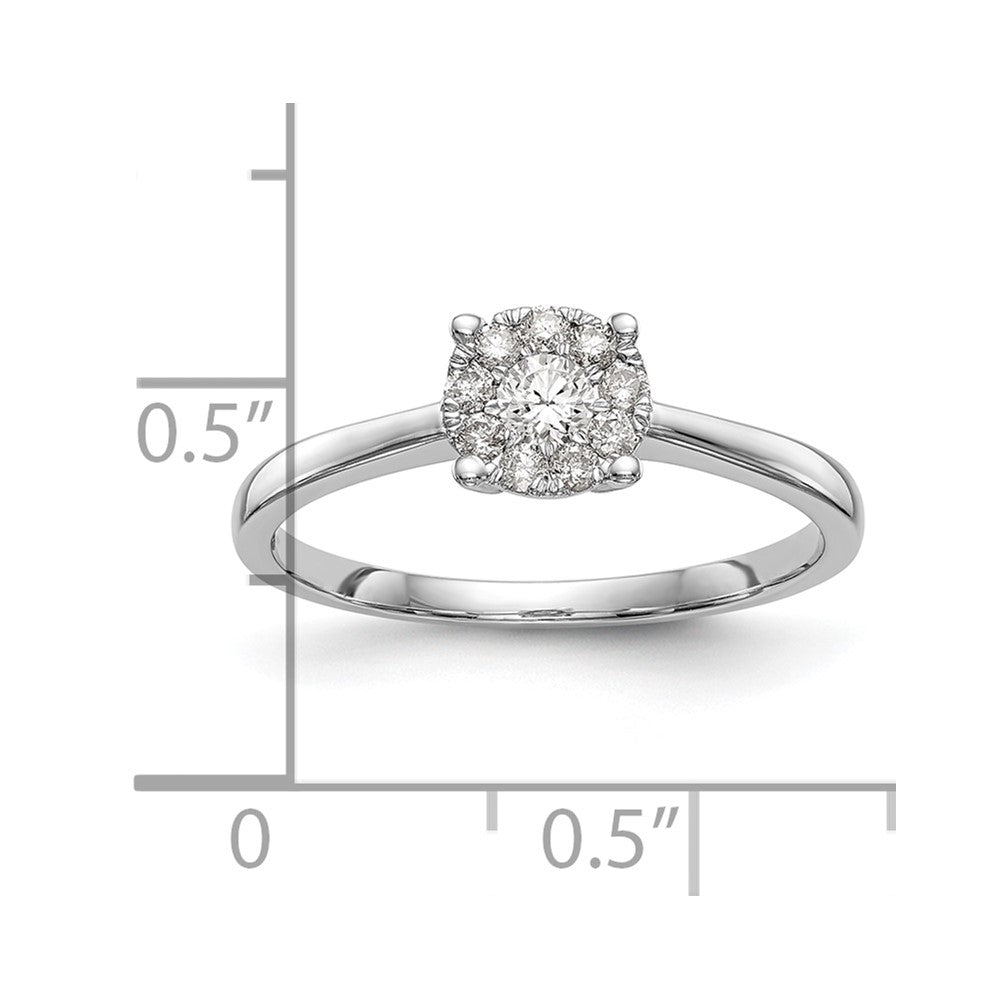 Diamond Cluster Engagement Rings