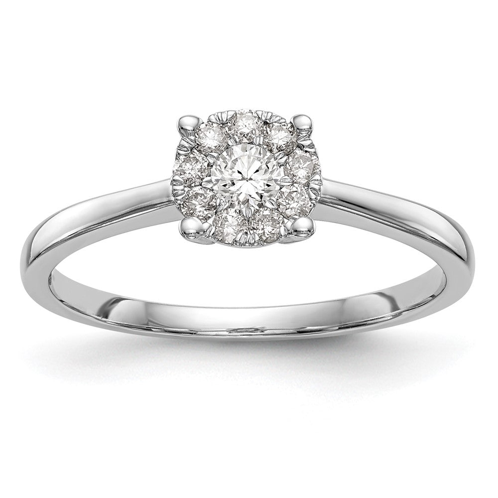 Diamond Cluster Engagement Rings