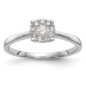 Diamond Cluster Engagement Rings