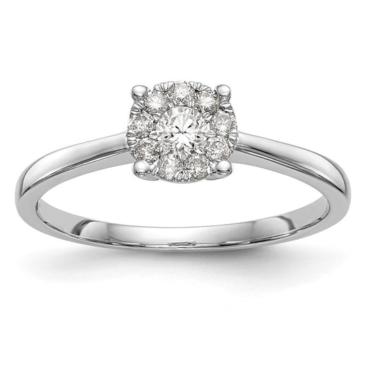 Diamond Cluster Engagement Rings