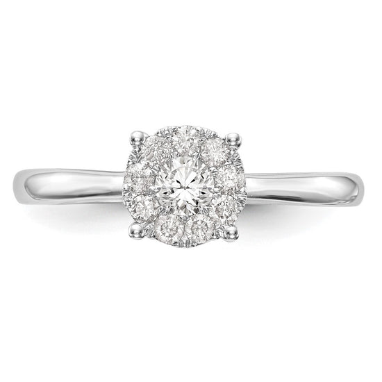 Diamond Cluster Engagement Rings