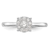 Diamond Cluster Engagement Rings
