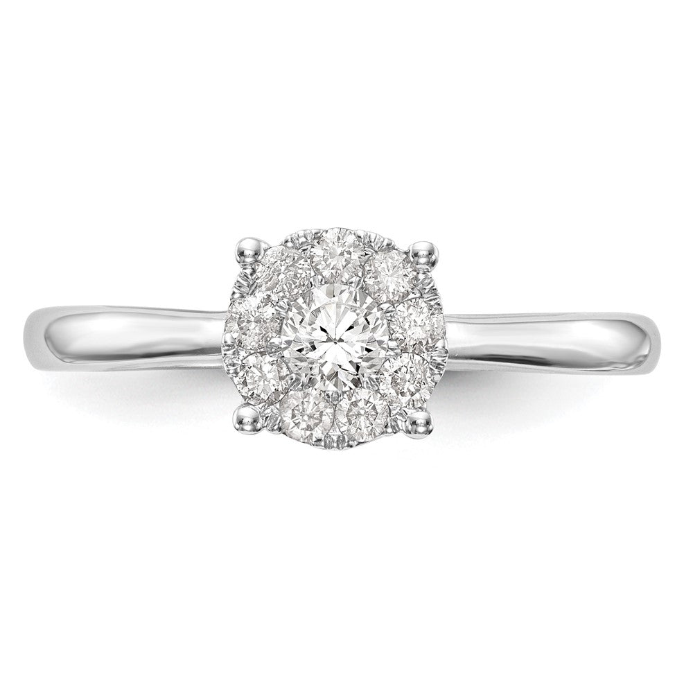 Diamond Cluster Engagement Rings
