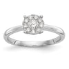 Diamond Cluster Engagement Rings