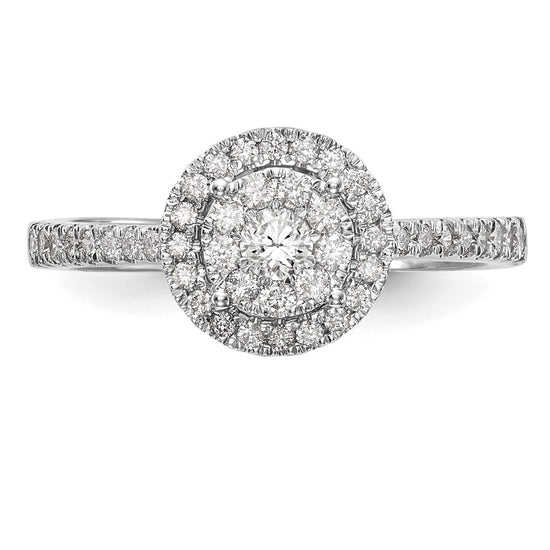 Diamond Cluster Engagement Rings