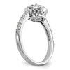 Diamond Cluster Engagement Rings