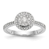 Diamond Cluster Engagement Rings