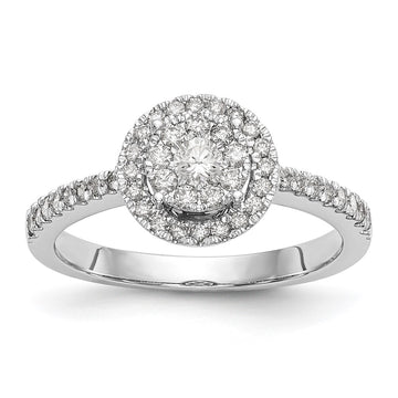 Diamond Cluster Engagement Rings