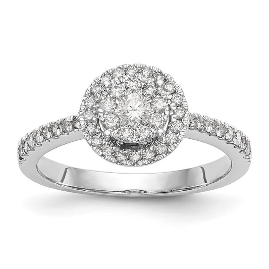 Diamond Cluster Engagement Rings