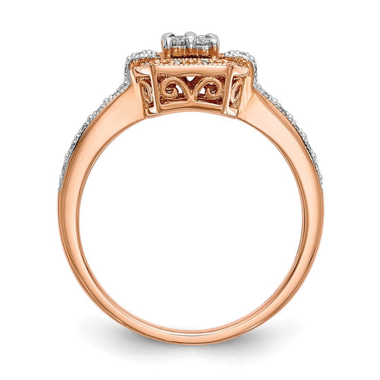 Diamond Cluster Engagement Rings