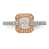 Diamond Cluster Engagement Rings