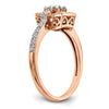 Diamond Cluster Engagement Rings