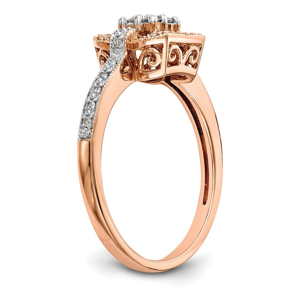 Diamond Cluster Engagement Rings