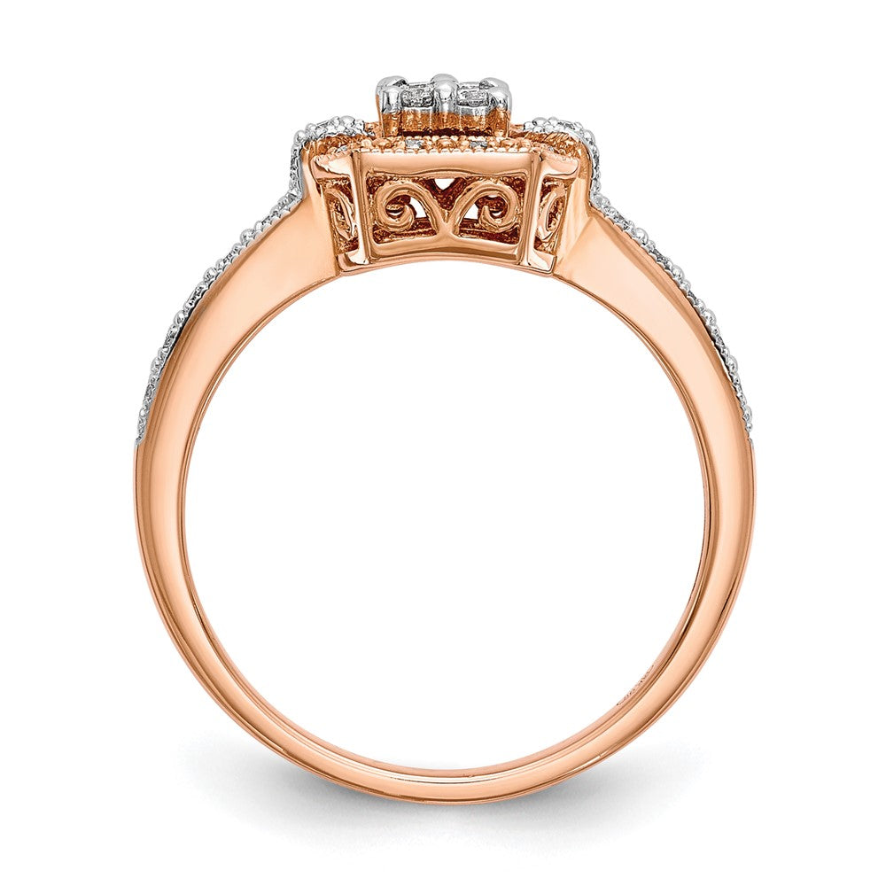 Diamond Cluster Engagement Rings