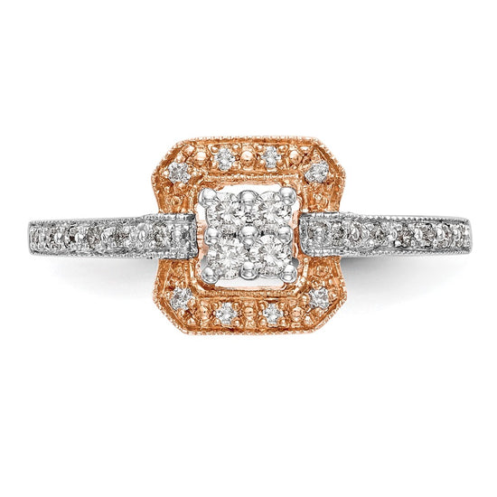 Diamond Cluster Engagement Rings