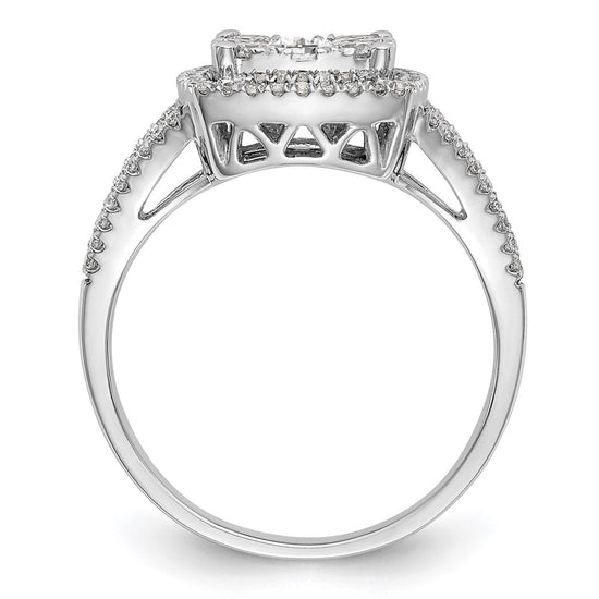 Diamond Cluster Engagement Rings