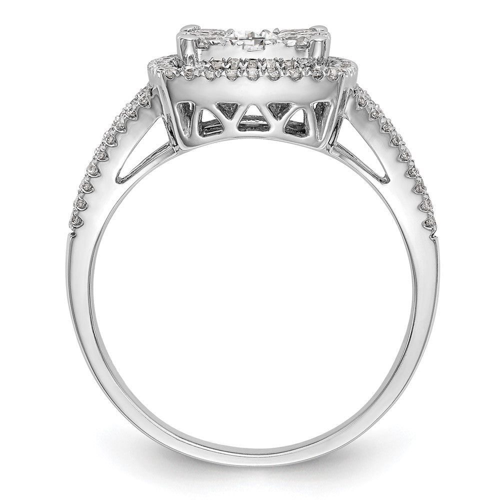 Diamond Cluster Engagement Rings