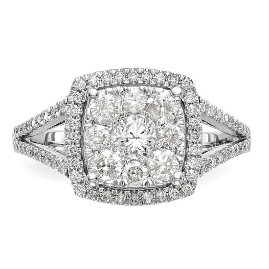 Diamond Cluster Engagement Rings