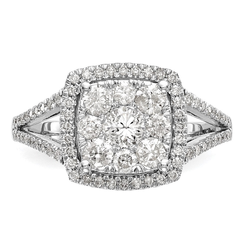 Diamond Cluster Engagement Rings