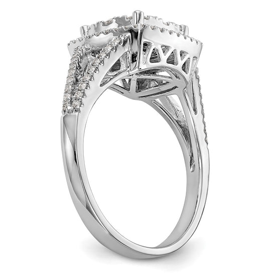 Diamond Cluster Engagement Rings