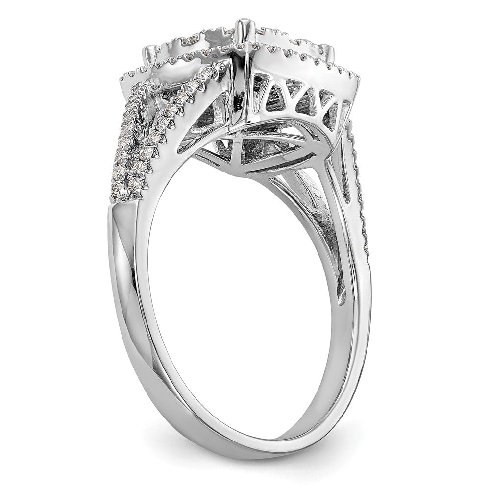 Diamond Cluster Engagement Rings