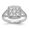 Diamond Cluster Engagement Rings