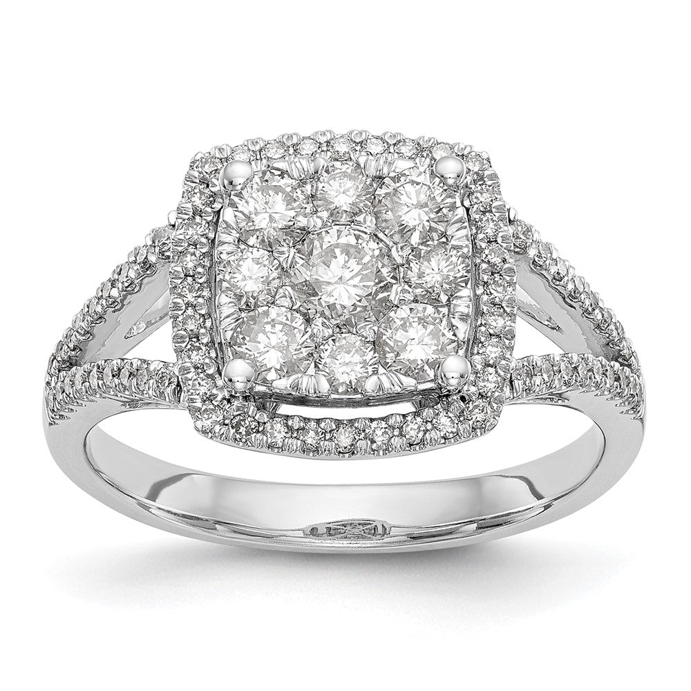 Diamond Cluster Engagement Rings
