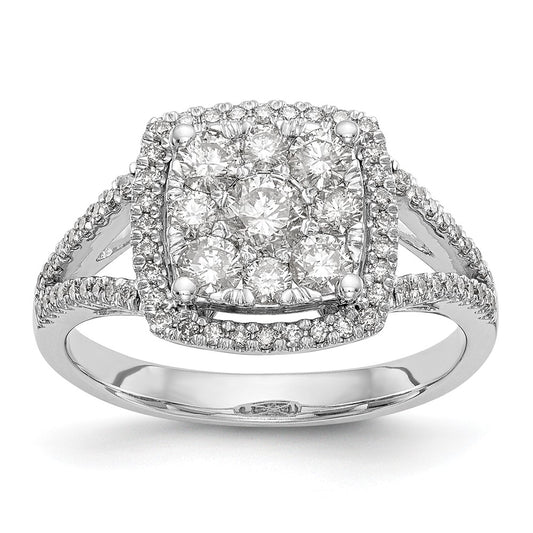 Diamond Cluster Engagement Rings