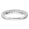 14k White Gold 1/5 carat Diamond Complete Wedding Band