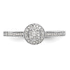 Diamond Cluster Engagement Rings