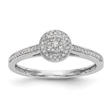 Diamond Cluster Engagement Rings