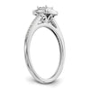 Diamond Cluster Engagement Rings